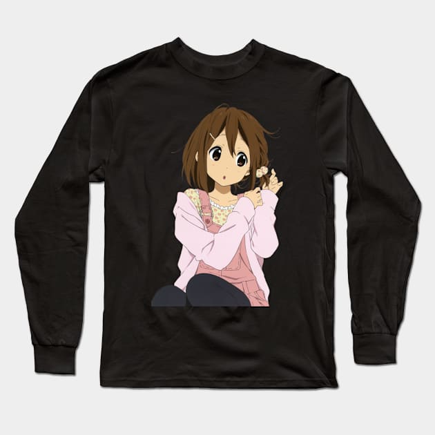 Yui doin' her hair Long Sleeve T-Shirt by KokoroPopShop